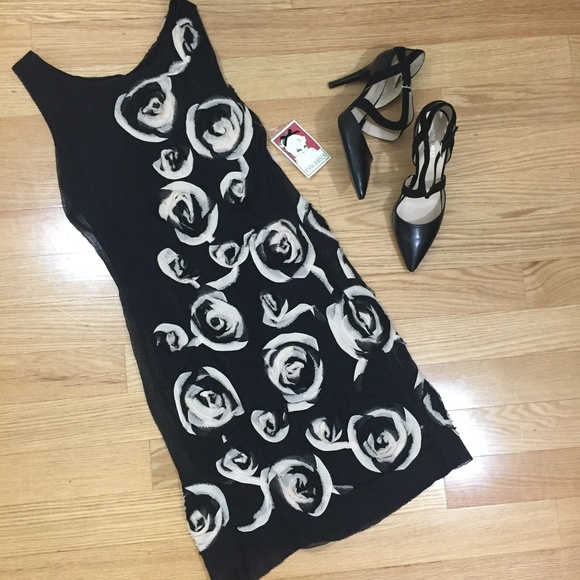 Gorgeous Yoana Baraschi - Two Tone Modern Rose Dress. Size S - Picture 1 of 7